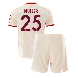 Bayern Munich Thomas Muller #25 Derde tenue Kids 2024-25 Korte Mouw (+ Korte broeken)